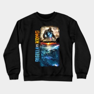 godzilla vs kong Crewneck Sweatshirt